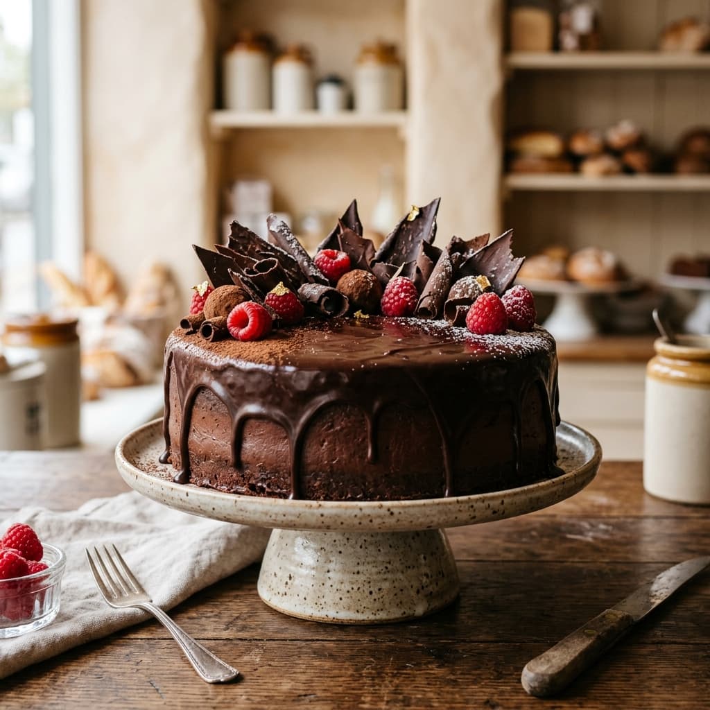 Death by Chocolate Cake — 100% eggless cake by Nova Cakes, Halifax & Dartmouth
