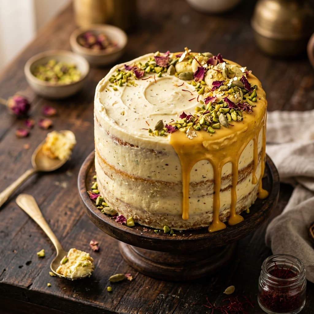 Rasmalai Cake in Halifax poster — 100% eggless cake visual guide by Nova Cakes