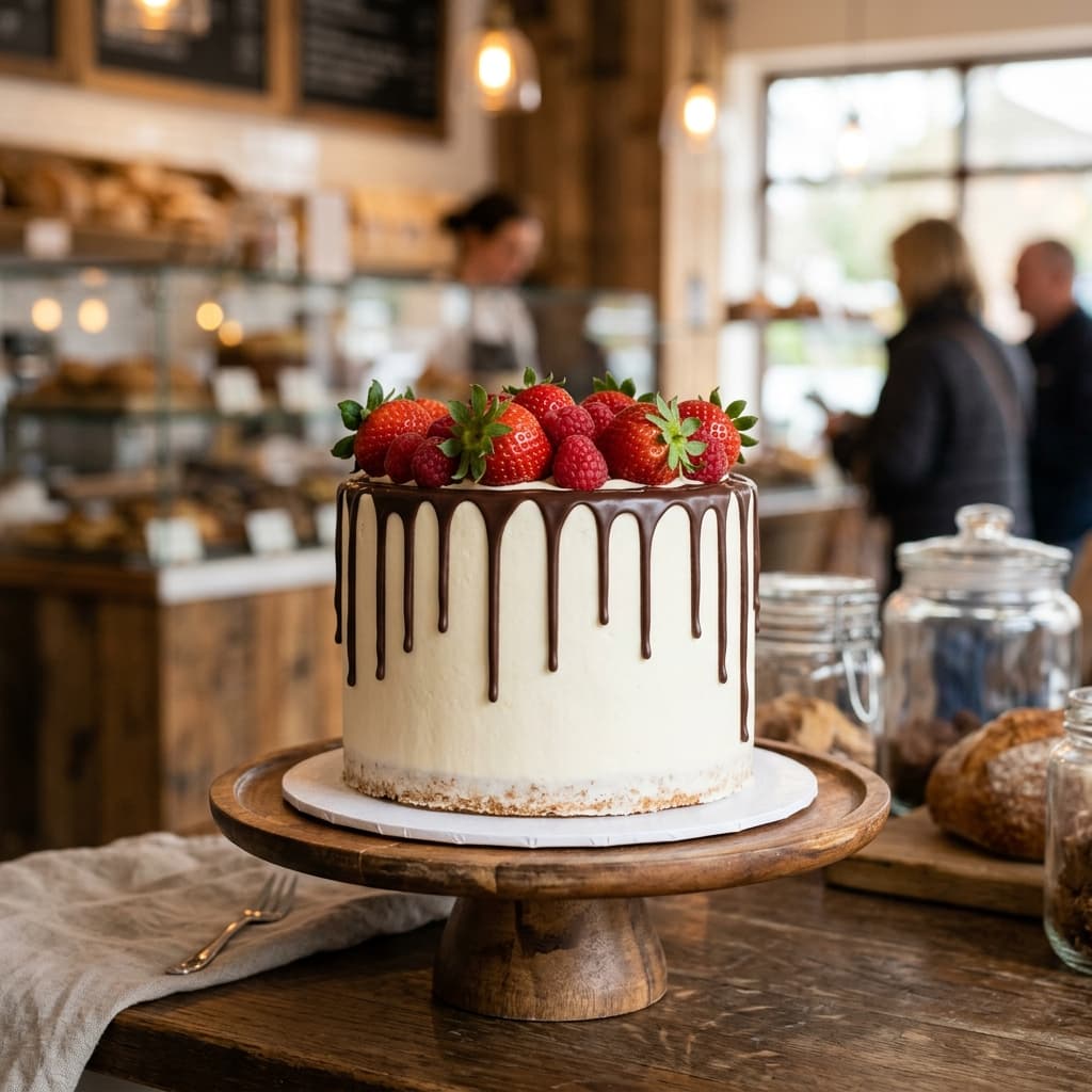 Same-Day Cakes in Halifax poster — 100% eggless cake visual guide by Nova Cakes